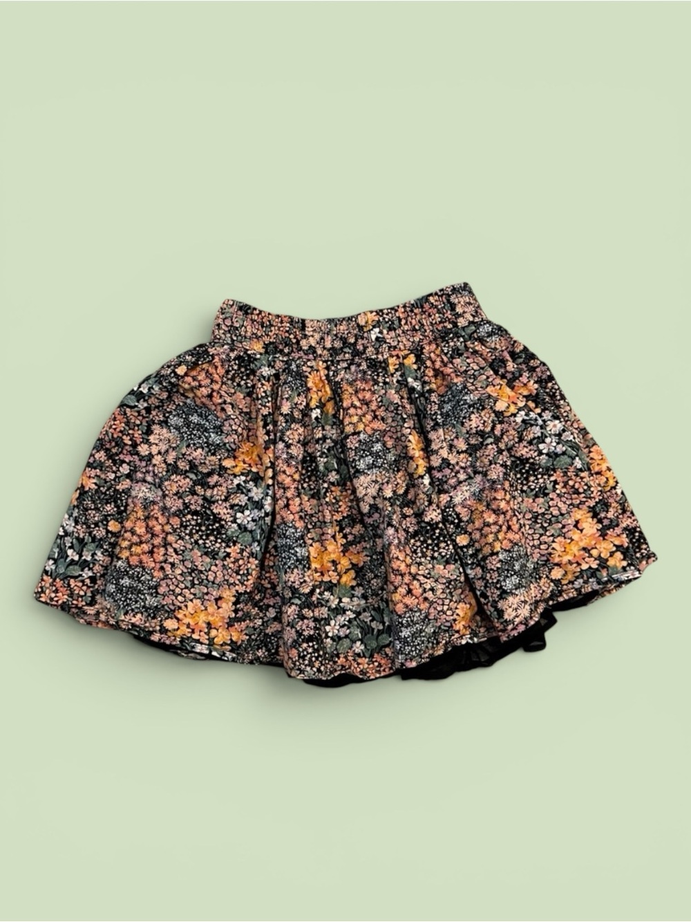 American Eagle Floral Print Skater Skirt